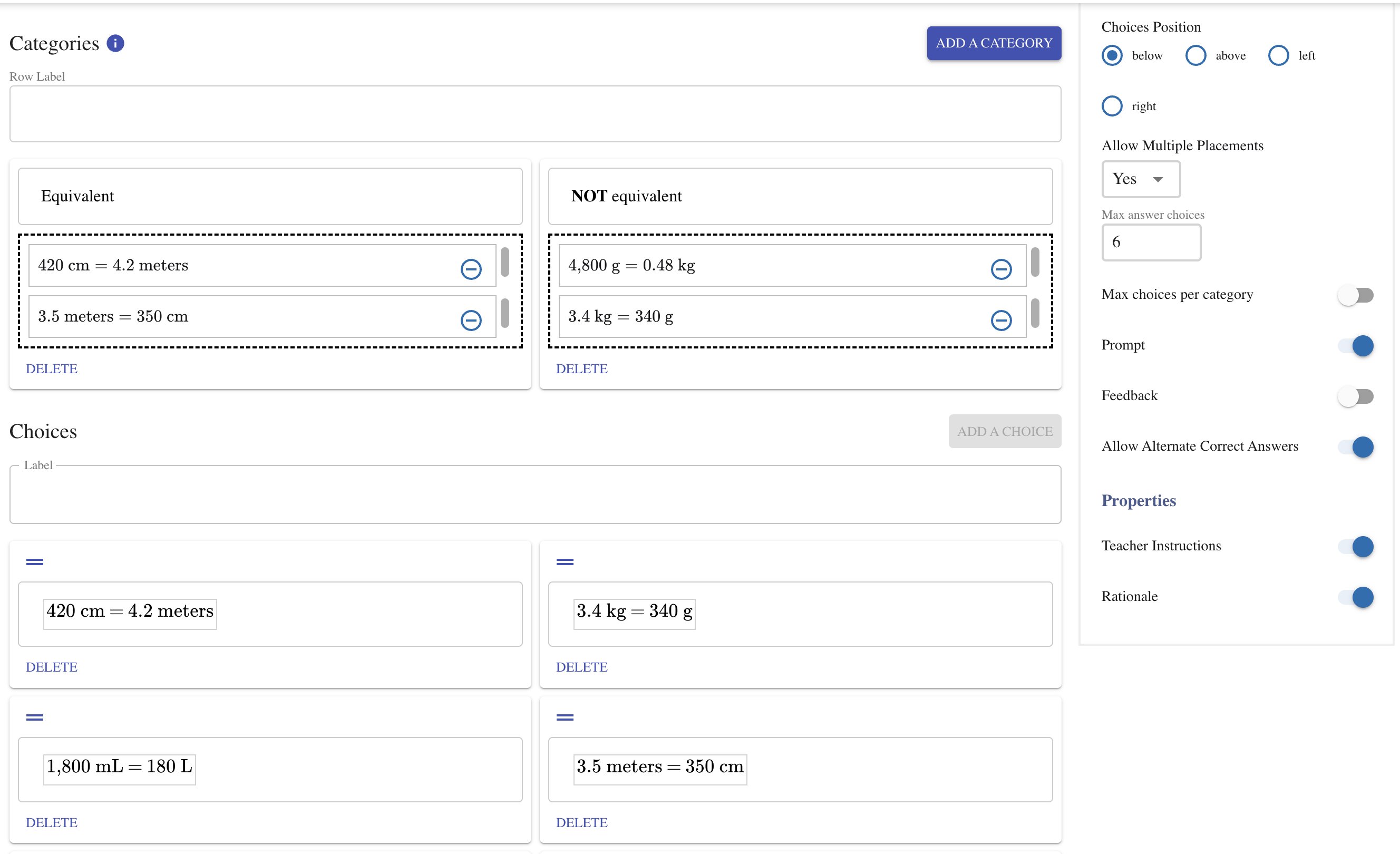 Categorize Authoring